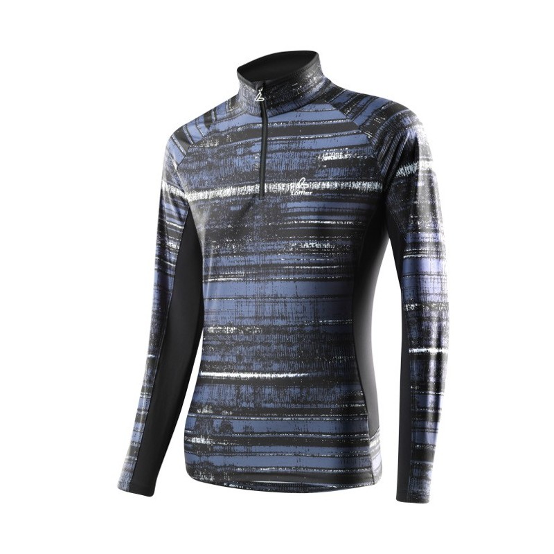 Женский свитер Löffler Zip-Pulli Jazzy Thermo-Innervelours графитовый Женский свитер Löffler Zip-Pulli Jazzy Thermo-Innervelours графитовый